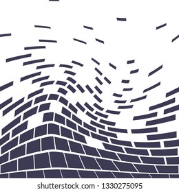 abstract seamless geometric wall pattern vector background