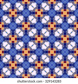 Abstract Seamless Geometric Wallpaper. Vector Colorful Pattern. 