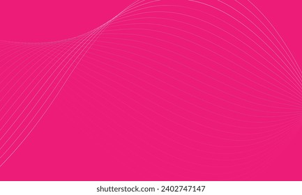 abstract seamless geometric wave line with pink bg.