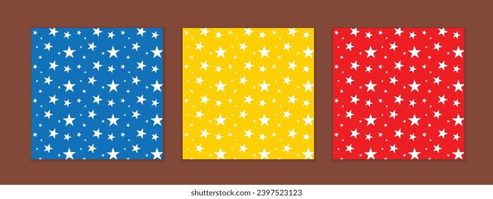 abstract seamless geometric white star pattern perfect for banner poster.