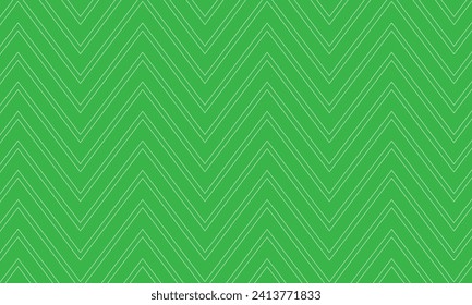 abstract seamless geometric white thin double line wave pattern with green.