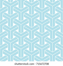 abstract seamless geometric Y grid pattern