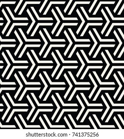 Abstract Seamless Geometric Y Grid Pattern