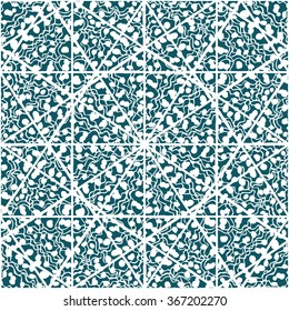 Abstract seamless geometrical hand-drawn pattern. Zentangl. Triangles. Doodle.