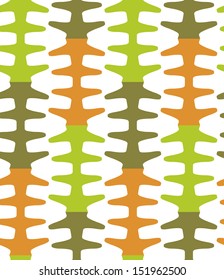 Abstract seamless geometrical modern pattern on white