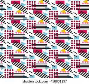 Abstract seamless geometrical pattern