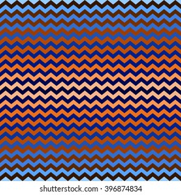 Abstract seamless geometrical pattern in boho style. Gradient colored zigzag wallpaper.