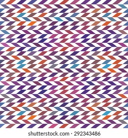 Abstract seamless geometrical pattern. Chain of rhombuses inclined forty-five degrees. The coffee colors. In vector format.