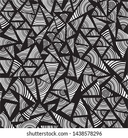 Abstract Seamless geometrical pattern. Colorful endless texture with stylized linear,template for design  beautiful.