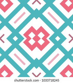 Abstract seamless geometrical pattern. Endless texture for flyers, wrapping papers, web backgrounds, scrapbook, fabric design etc