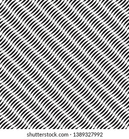 Abstract seamless geometrical template infinitely repeating waves. Modern minimalichny background of design of the card, cover, packing, flyer. Vector illustration