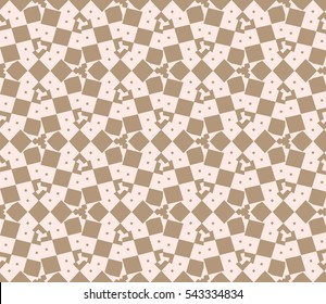 abstract seamless geometries pattern. Beige color. for wallpaper. design page fill. Vector illustration