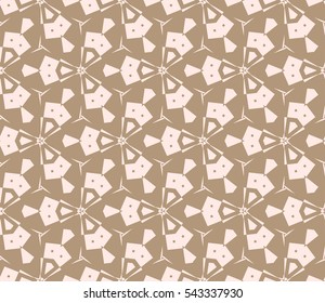 abstract seamless geometries pattern. Beige color. for wallpaper. design page fill. Vector illustration