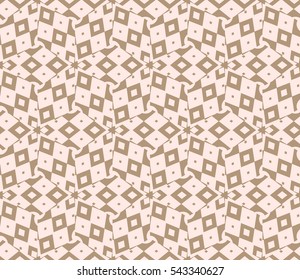 abstract seamless geometries pattern. Beige color. for wallpaper. design page fill. Vector illustration