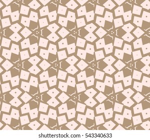 abstract seamless geometries pattern. Beige color. for wallpaper. design page fill. Vector illustration