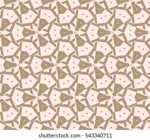 abstract seamless geometries pattern. Beige color. for wallpaper. design page fill. Vector illustration