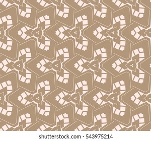 abstract seamless geometries pattern. Beige color. for wallpaper. design page fill. Vector illustration