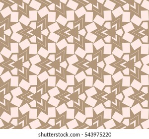 abstract seamless geometries pattern. Beige color. for wallpaper. design page fill. Vector illustration