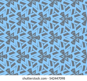 abstract seamless geometries pattern. Blue color. for wallpaper. design page fill. Vector illustration