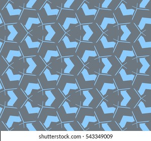 abstract seamless geometries pattern. Blue color. for wallpaper. design page fill. Vector illustration