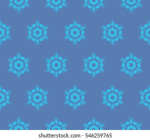 abstract seamless geometries pattern. Blue color. for wallpaper. design page fill. Vector illustration