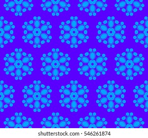 abstract seamless geometries pattern. Blue color. for wallpaper. design page fill. Vector illustration