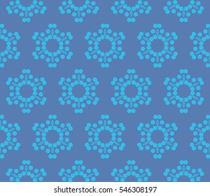 abstract seamless geometries pattern. Blue color. for wallpaper. design page fill. Vector illustration