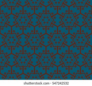abstract seamless geometries pattern. Blue color. for wallpaper. design page fill. Vector illustration