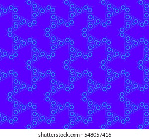 abstract seamless geometries pattern. Blue color. for wallpaper. design page fill. Vector illustration