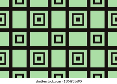 abstract seamless geometries pattern. Green color. for wallpaper. design page fill. Vector illustration.
