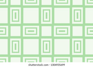 abstract seamless geometries pattern. Green color. for wallpaper. design page fill. Vector illustration.