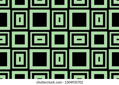 abstract seamless geometries pattern. Green color. for wallpaper. design page fill. Vector illustration.