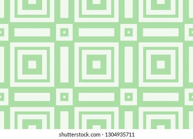 abstract seamless geometries pattern. Green color. for wallpaper. design page fill. Vector illustration.