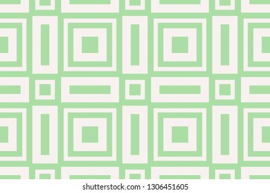 abstract seamless geometries pattern. Green color. for wallpaper. design page fill. Vector illustration.