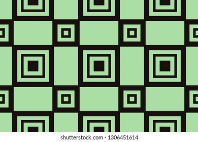 abstract seamless geometries pattern. Green color. for wallpaper. design page fill. Vector illustration.