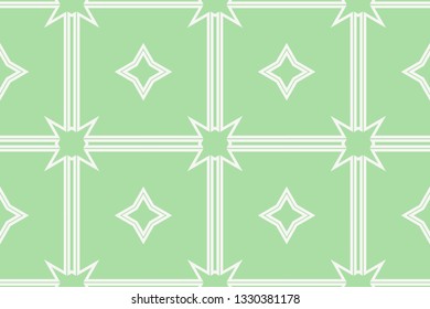 abstract seamless geometries pattern. Green color. for wallpaper. design page fill. Vector illustration.