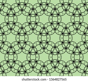 abstract seamless geometries pattern. Green color. for wallpaper. design page fill. Vector illustration.