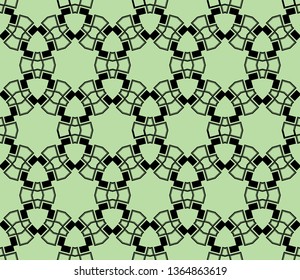 abstract seamless geometries pattern. Green color. for wallpaper. design page fill. Vector illustration.