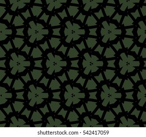 abstract seamless geometries pattern. Green color. for wallpaper. design page fill. Vector illustration.