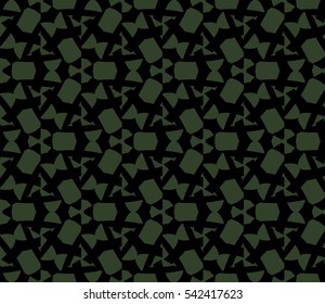 abstract seamless geometries pattern. Green color. for wallpaper. design page fill. Vector illustration.