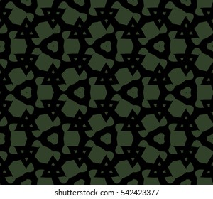 abstract seamless geometries pattern. Green color. for wallpaper. design page fill. Vector illustration.