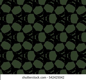 abstract seamless geometries pattern. Green color. for wallpaper. design page fill. Vector illustration.