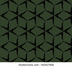 abstract seamless geometries pattern. Green color. for wallpaper. design page fill. Vector illustration.
