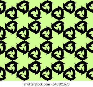 abstract seamless geometries pattern. Green color. for wallpaper. design page fill. Vector illustration.