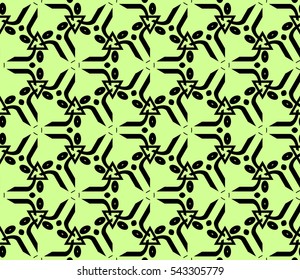 abstract seamless geometries pattern. Green color. for wallpaper. design page fill. Vector illustration.