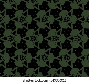 abstract seamless geometries pattern. Green color. for wallpaper. design page fill. Vector illustration.