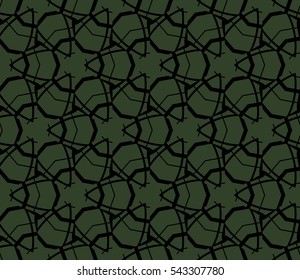 abstract seamless geometries pattern. Green color. for wallpaper. design page fill. Vector illustration.