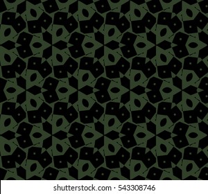 abstract seamless geometries pattern. Green color. for wallpaper. design page fill. Vector illustration.