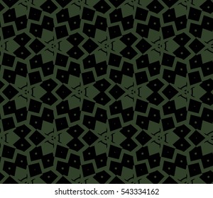 abstract seamless geometries pattern. Green color. for wallpaper. design page fill. Vector illustration.