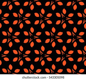 abstract seamless geometries pattern. Orange color. for wallpaper. design page fill. Vector illustration